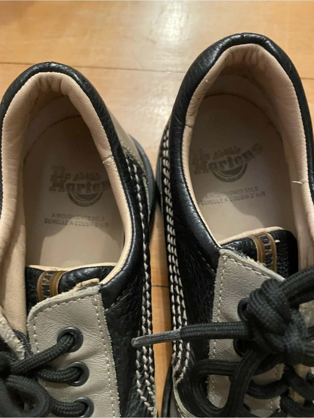 Dr. Martens Black Slip-On Shoes with Ribbed Outsoles